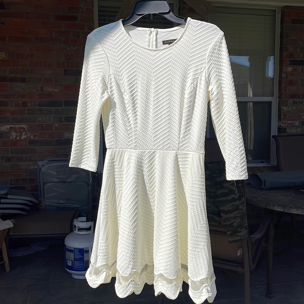 White Dress with sleeves